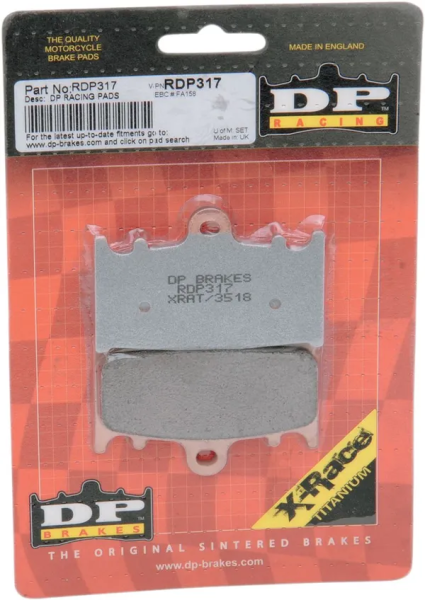 Rdp Race Pads/x-race Titanium Pads-0
