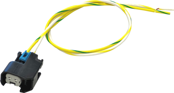 Rear Fuel Injector Connector Pigtail Black, Yellow, 1, nordicamoto.ro