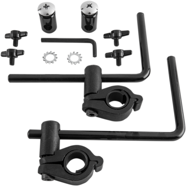 Mini Police Windshield Replacement Hardware Kit Black, 1, nordicamoto.ro