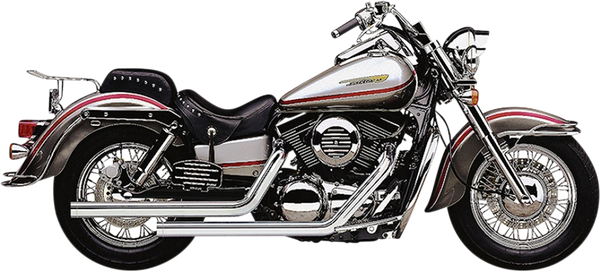 Dragster Exhaust System Chrome, 1, nordicamoto.ro