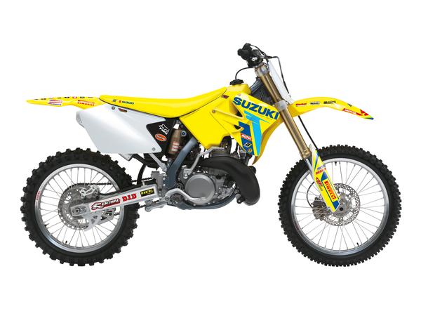 Blackbird Racing Replica Team Suzuki Ksrt 2022 Graphics Kit With Seat Cover Yellow, Blue, 4, nordicamoto.ro