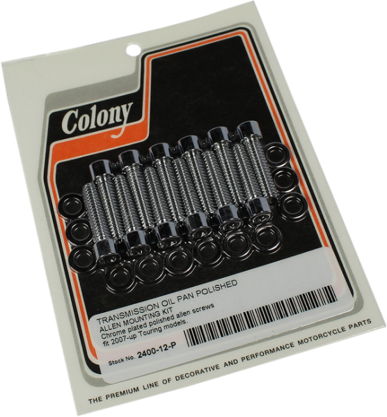 Oil Pan Screw Kit Chrome, 1, nordicamoto.ro