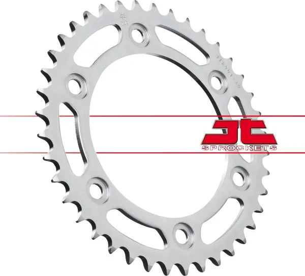 JT SPROCKETS Steel Rear Sprocket Natural -1