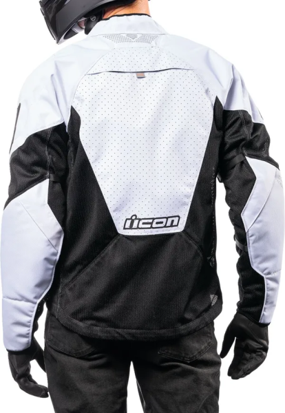 Geaca Textil Icon Mesh AF White-6