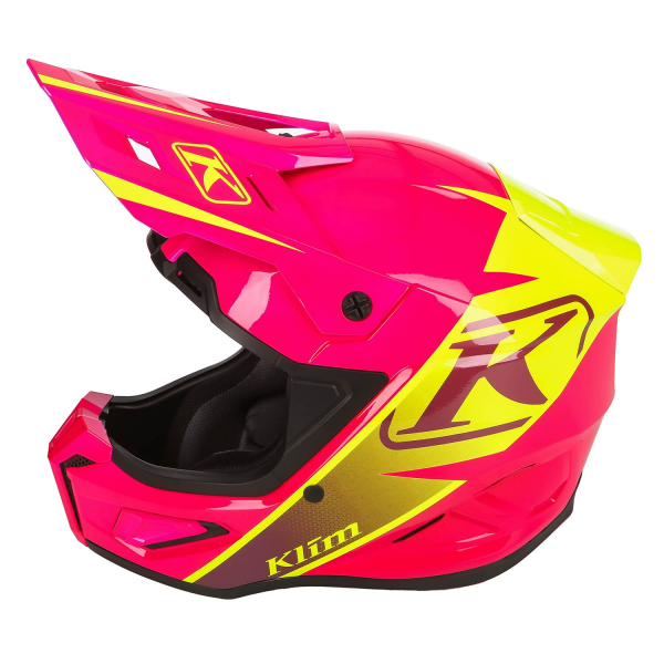 Casca Snowmobil Klim T1 Freeride ECE Descent Pink Glow-26