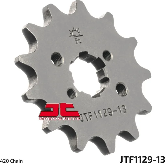 JT SPROCKETS Pinion față, culoare naturală, 1, nordicamoto.ro