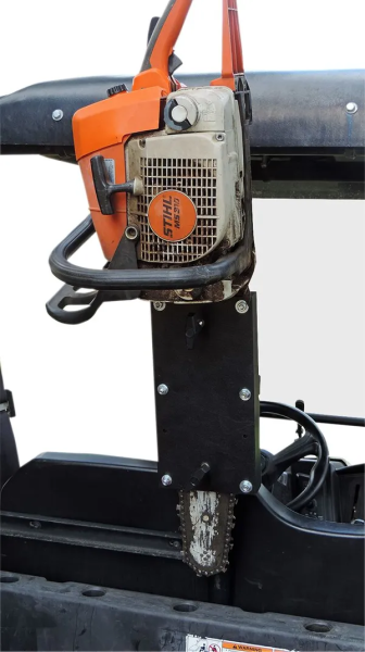 Roll Bar Chainsaw Mount Black -1