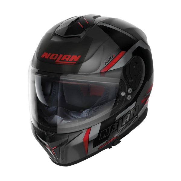 Casca Moto Nolan N80-8 Flat Lava Gray - Black/Yellow-15