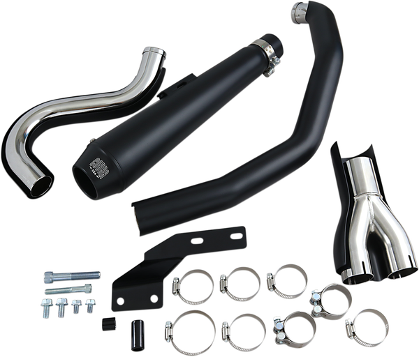 El Diablo 2:1 Exhaust System Black, 1, nordicamoto.ro