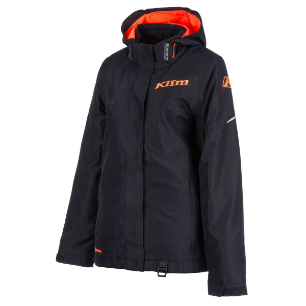Geaca Dama Snowmobil Klim Allure Insulated Black - Fiery Coral-16