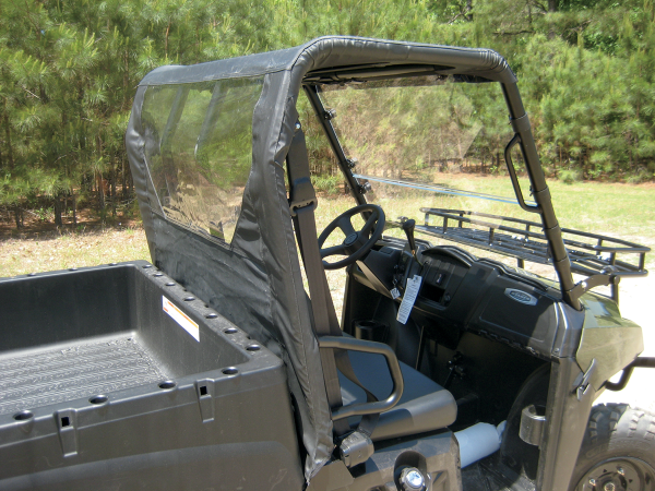 Soft Top With Rear Panel Black 