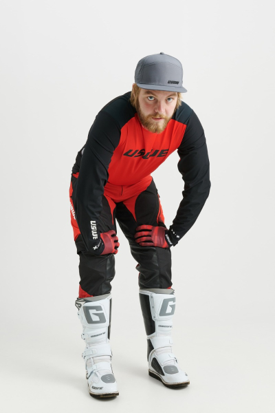 Tricou USWE Lera Off-Road Flame Red-3