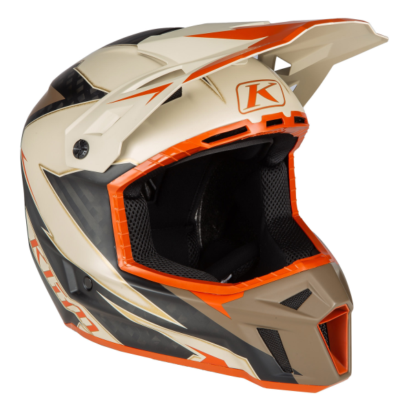 Casca Klim F3 Carbon Off-Road ECE LIGHTNING WHITE-9