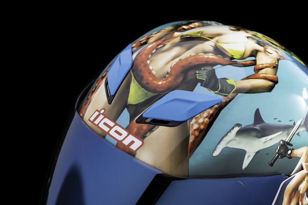 Airflite Pleasuredome4 Helmet Blue -8