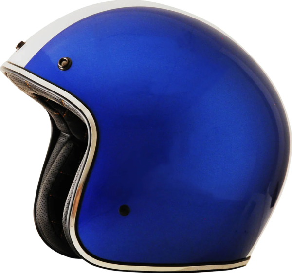 Fx-76 Shelby® Vintage Helmet Blue Large Blue, Gloss, White L, 1, nordicamoto.ro