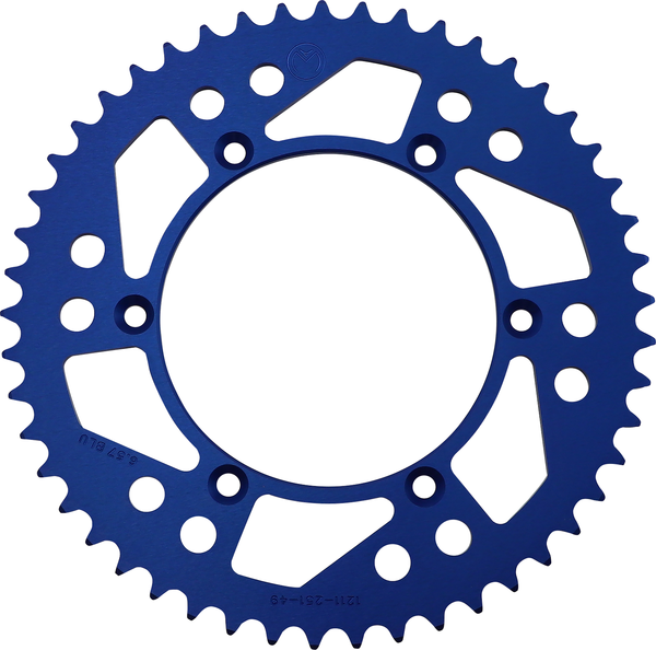 MOOSE RACING Rear Aluminum Sprocket Blue, 3, nordicamoto.ro