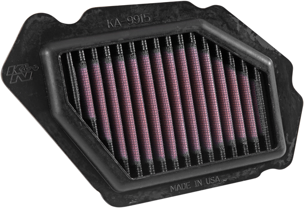 High-flow Air Filter Black, Red, 1, nordicamoto.ro