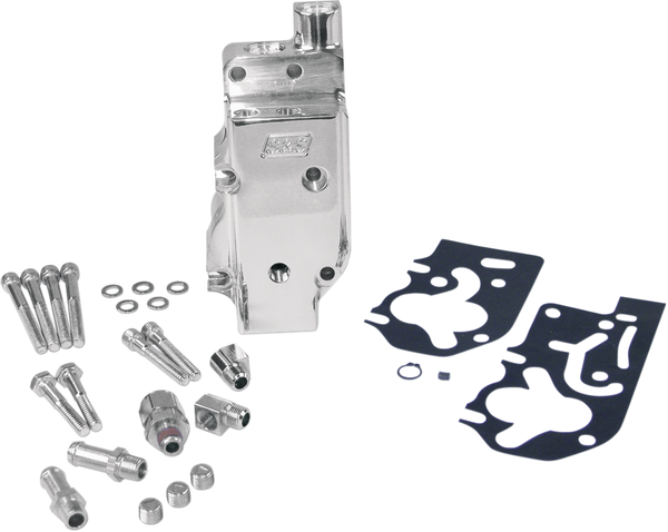 High Volume/high Pressure (hvhp) Polished Billet Oil Pump Silver, 1, nordicamoto.ro