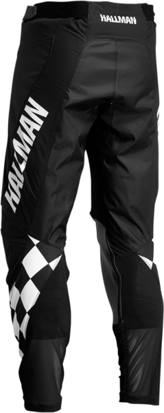 Hallman Differ Cheq Pants Black -1