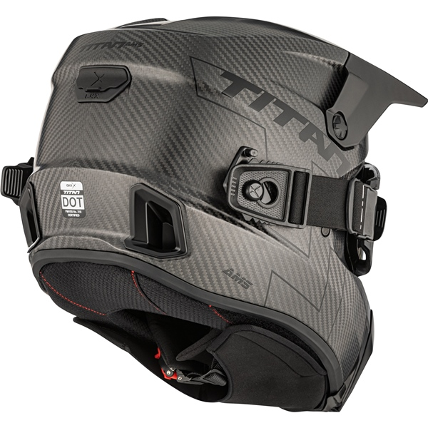 CKX Helmet Titan AMS Matt Carbon + Heated Goggles S-2