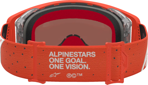 Ochelari Alpinestars Supertech Vesta Portocaliu/Argintiu/Lentila Colorata, 2, nordicamoto.ro