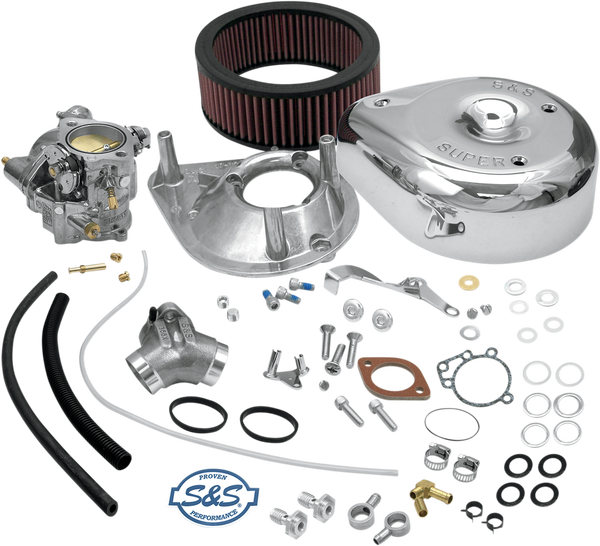 Super E Carburetor Kit W/ Manifold Silver, 1, nordicamoto.ro