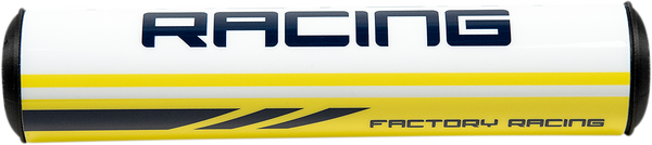 Premium Handlebar Pad White, Yellow, 1, nordicamoto.ro