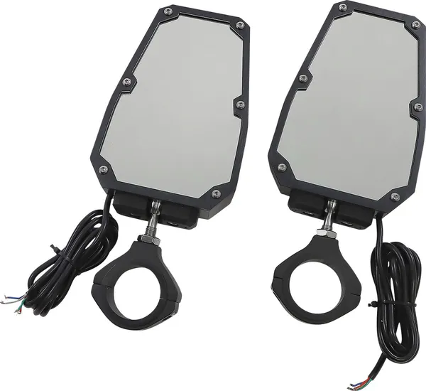MOOSE RACING Led Lighted Mirror Black, 1, nordicamoto.ro