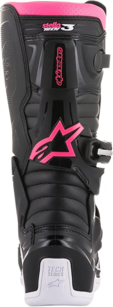 Cizme dama Alpinestar Stella Tech 3 Black White Pink-2
