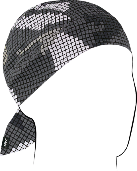 Flydanna® Cotton Headwrap Gray, 1, nordicamoto.ro