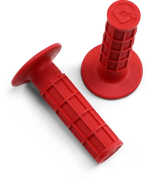 Ruffian Mx Full Waffle Single-ply Grips Red-0