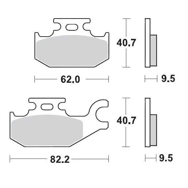 Racing Brake Pads Atv-0