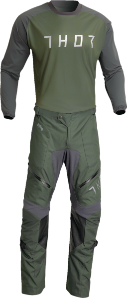 Terrain Jersey Gray, Green -2