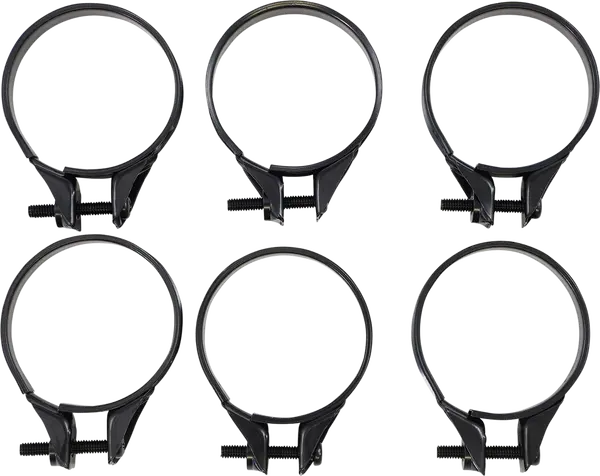 MOOSE RACING Oem Carburetor Clamps Black -0