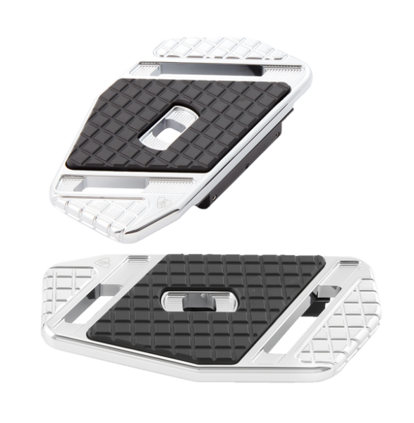 Speedliner Passenger Floorboards Silver, 3, nordicamoto.ro