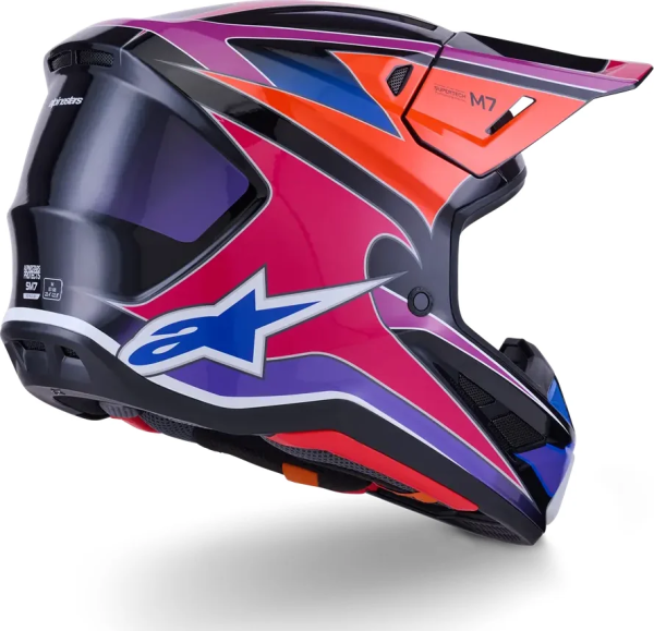 Cască Alpinestars SM7 Fuse Blue-0