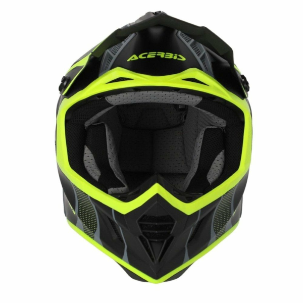 Casca Acerbis X-Track 22.06 Black Yellow Fluo-1