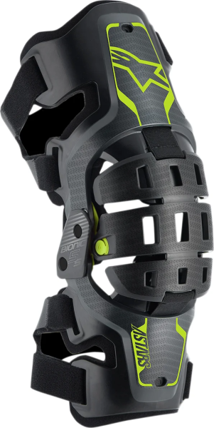 Kneebrace Yth 5s Set Black, Yellow  L/XL, 1, nordicamoto.ro