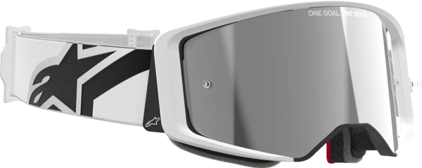 Ochelari Alpinestars Supertech Corp Abs Vision White/Gray-2