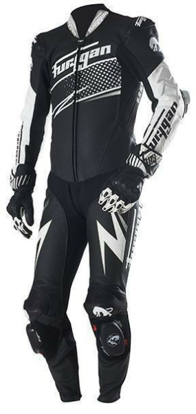 Combinezon Piele Furygan Full Ride Black/White/Silver-51e02a1bec2e841b0ad2a989a4ae52bf.webp