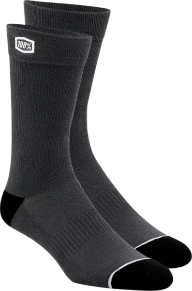 Sosete 100% Solid Gray S/M, 1, nordicamoto.ro