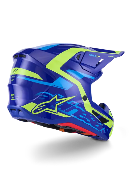 Cască Alpinestars SM7 Deed Blue-2