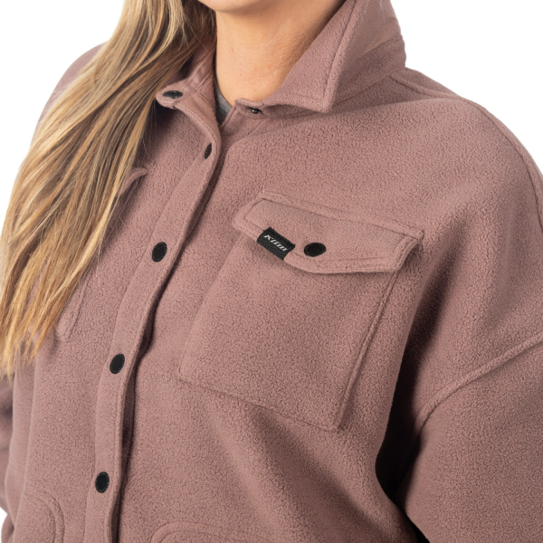 Geaca Dama tip  Cămașă  Klim Fleece Darby Canyon Black-4