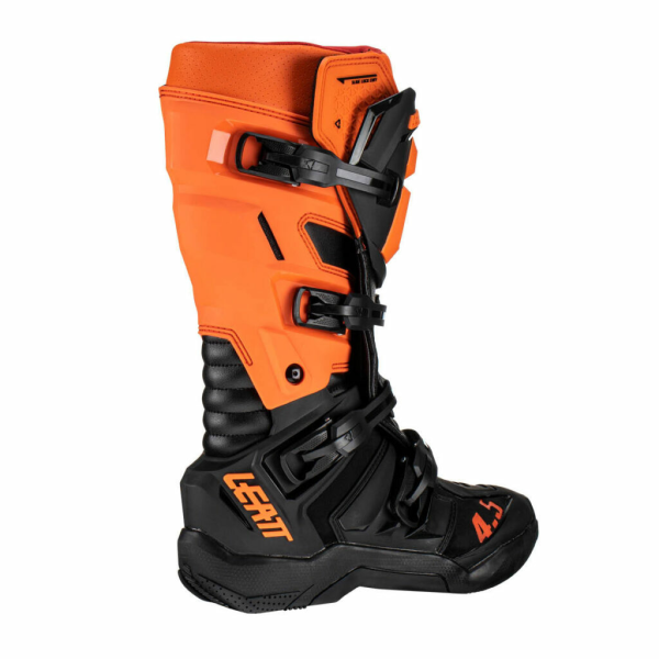 Cizme Leatt 4.5 Black/Orange-2
