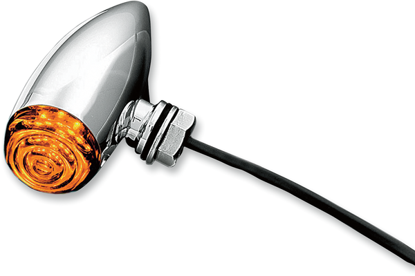 Led Mini Bullet Lights Chrome, 1, nordicamoto.ro