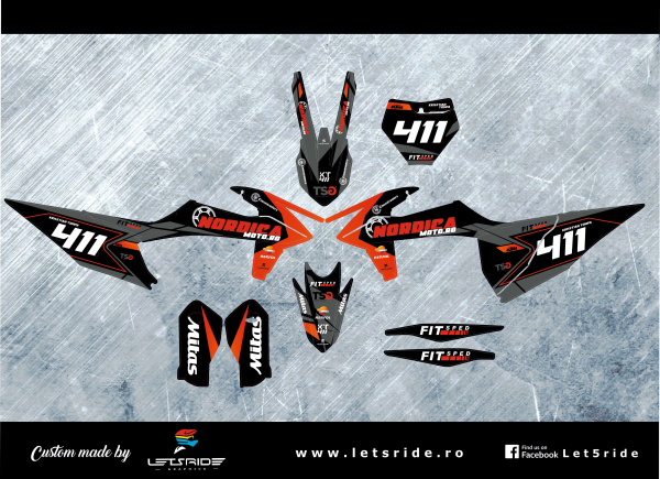 Kit stickere NordicaMoto KTM SX 20–23