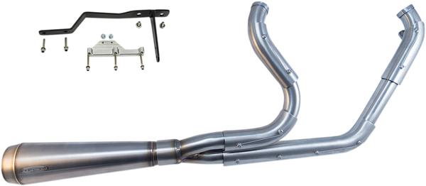 Assault 2:1 Exhaust System Stainless Steel, 1, nordicamoto.ro