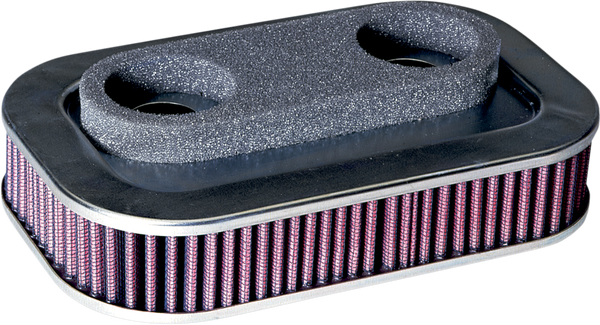 High Flow Replacement Air Filter Black, Red, 1, nordicamoto.ro