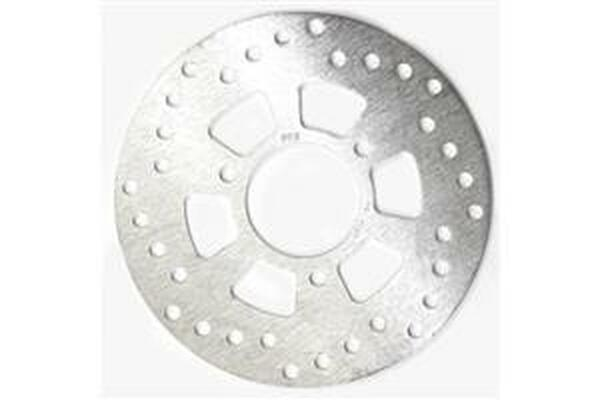 Round D-series Scooter Brake Rotor Silver, Stainless Steel, 1, nordicamoto.ro