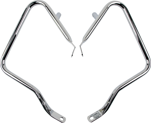 Saddlebags Guards/support Kit Silver, 2, nordicamoto.ro